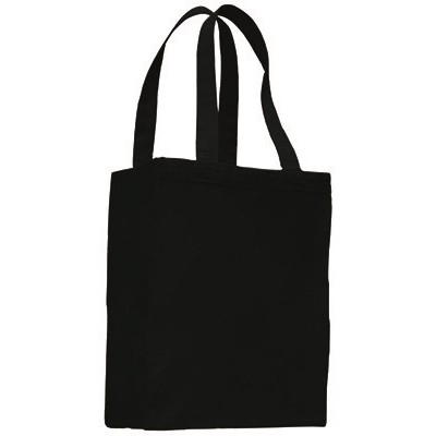 Q-Tees Canvas Gusset Shopping Tote