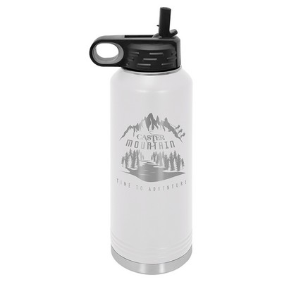 40 Oz. White Polar Camel Water Bottle