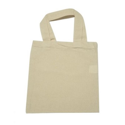 Cotton Canvas Small Tote Bag