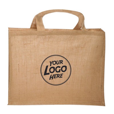 Large Jute Tote Bag