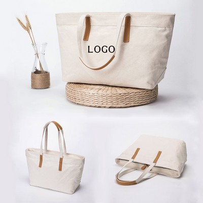 Extra-Large Canvas Travel Tote