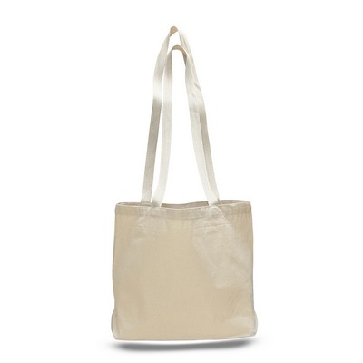 Large Canvas Messenger Bag with Gusset