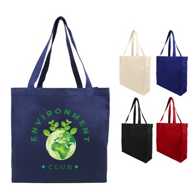 New! Large Canvas Heavy Cotton Shopping Tote